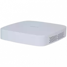 Dahua 8-channel 1U NVR, Up to 12Mp, H.265+/H.265, Max 80 Mbps incoming bandwidth, 1xVGA, 1xHDMI, 1xSATA up to 16TB, 2xUSB 2.0, 1xAudio two way talk, DC12V/1.5A, 3W, Without HDD.