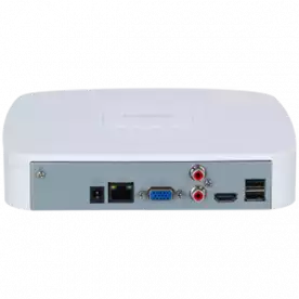 Dahua 8-channel 1U NVR, Up to 12Mp, H.265+/H.265, Max 80 Mbps incoming bandwidth, 1xVGA, 1xHDMI, 1xSATA up to 16TB, 2xUSB 2.0, 1xAudio two way talk, DC12V/1.5A, 3W, Without HDD.