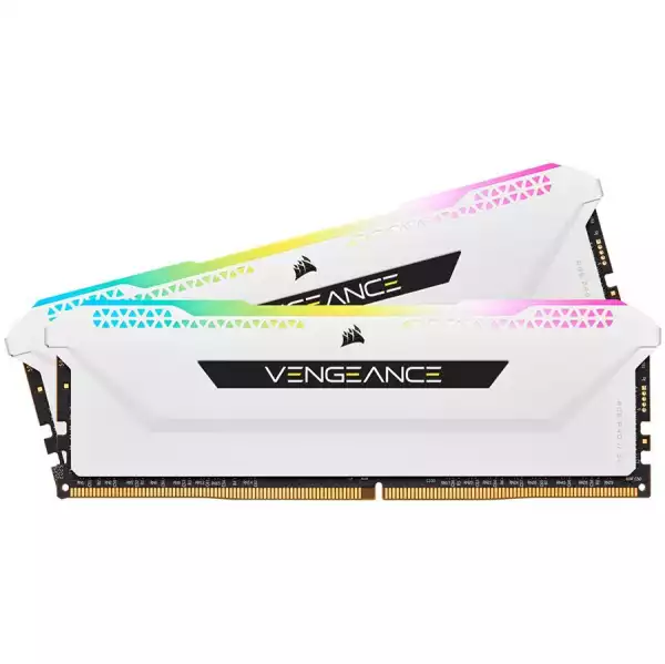 CORSAIR DDR4 32GB 2x16GB 3600MHz DIMM CL18 VENGEANCE RGB PRO SL White 1.35V XMP 2.0 CORSAIR DDR4 32GB 2x16GB 3600MHz DIMM CL18 VENGEANCE RGB PRO SL White 1.35V XMP 2.0