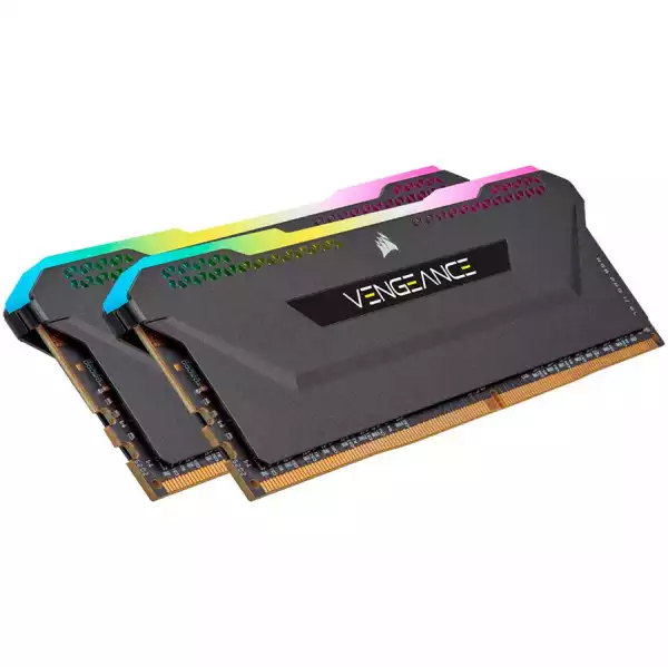 CORSAIR DDR4 32GB 2x16GB 3600MHz DIMM CL18 VENGEANCE RGB PRO SL Black 1.35V XMP 2.0