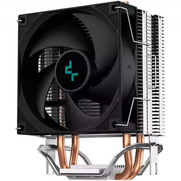 DeepCool AG200, CPU Air Cooler, 1x92mm PWM Fan, TDP 100W, 2 Heatpipes, LGA1700/1200/115x, AMD AM5/AM4, 119x77x133 mm(LxWxH), 2Y, R-AG200-BKNNMN-G