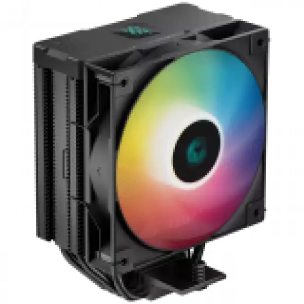 DeepCool AG400 DIGITAL ARGB, CPU Air Cooler, 1x120mm FK120 PWM FDB Fan, Addressable RGB LED, TDP 240W, 4 Heatpipes, Hydro Bearing, LGA1700/1200/1151/1150/1155, AMD AM5/AM4, 3Y, R-AG400-BKADMN-G-1