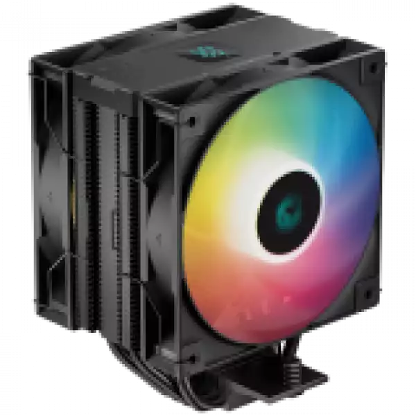 DeepCool AG400 DIGITAL PLUS, CPU Air Cooler, 1x120mm FK120 PWM FDB Fan, Addressable RGB LED, TDP 240W, 4 Heatpipes, Hydro Bearing, LGA1700/1200/1151/1150/1155, AMD AM5/AM4, 3Y, R-AG400-BKADMP-G-1