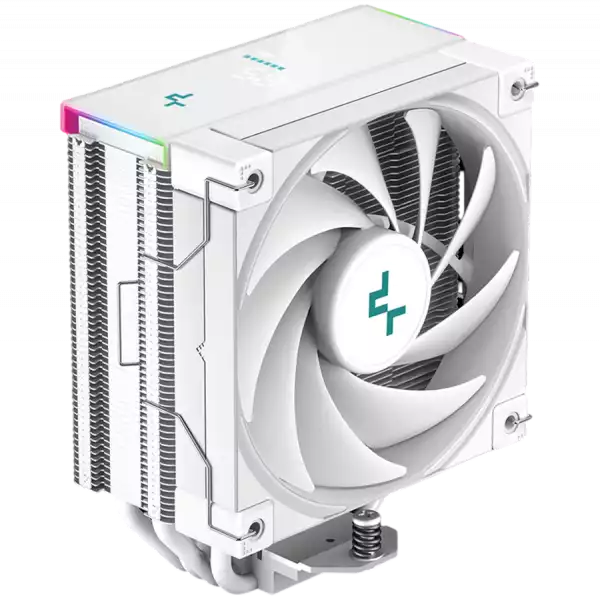 DeepCool AK400 DIGITAL SE WH, CPU Air Cooler, 1x120mm FK120 PWM Fan, Digital Display, ARGB, 4 Heatpipes, White, LGA1851/1700/1200/115x, AMD AM5/AM4, 126x97x157 mm(LxWxH), R-AK400-WHADMN-GJD, 3Y