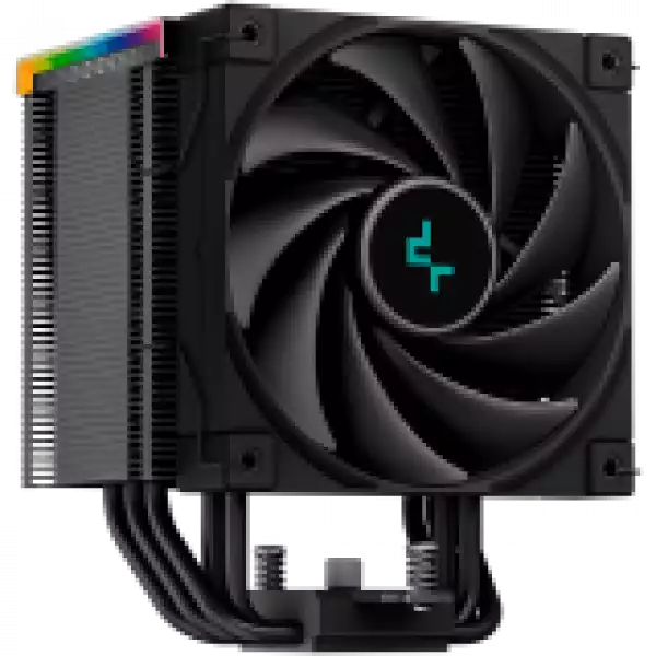 DeepCool AK500 Digital, CPU Air Cooler, 1x120mm FK120 PWM FDB Fan, Digital Display, ARGB, TDP 240W, 5 Heatpipes, Black, LGA2066/2011-v3/2011/1700/1200/115x, AMD AM5/AM4, 127x117x160 mm(LxWxH), 3Y, R-AK500-BKADMN-G
