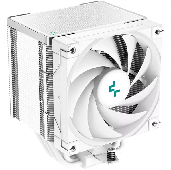 DeepCool AK500 WH, CPU Air Cooler, 1x120mm FK120 PWM Fan, TDP 240W, 5 Heatpipes, White, LGA2066/2011-v3/2011/1700/1200/115x, AMD AM5/AM4, 127x117x158 mm(LxWxH), 3Y, R-AK500-WHNNMT-G