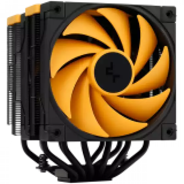 DeepCool AK620 ZERO DARK ZORIA, CPU Air Cooler, 2x120mm PWM Fan, 6 Heatpipes, LGA2066/2011-v3/2011/1700/1200/115x, AMD AM5/AM4, 129x138x160 mm(LxWxH), 3Y, R-AK620-BKNPMN-E