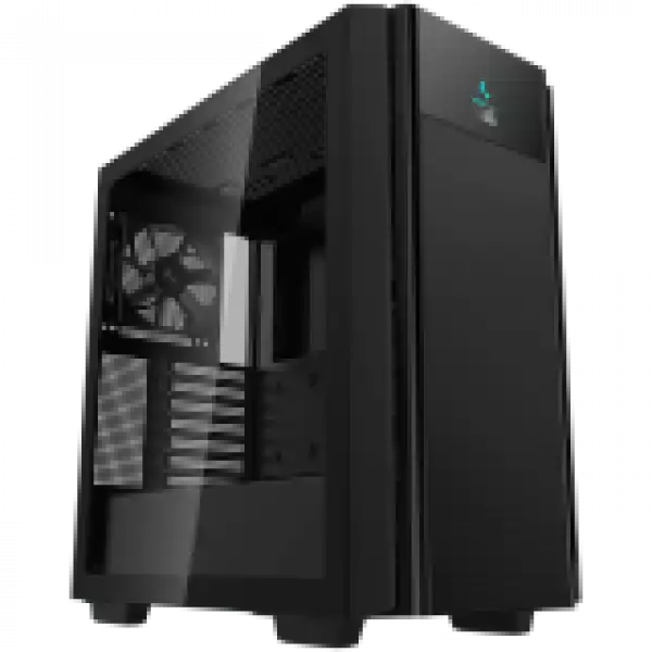 DeepCool CH510 Mesh Digital  Mid Tower Case, Mini-ITX / Micro-ATX / ATX / E-ATX, 2xUSB2.0, 1xUSB3.0, 1xAudio, 1xMic, ABS+SPCC+Tempered Glass, 1×120mm preinstalled fan,  Mesh Pane R-CH510-BKNSE1-G-1