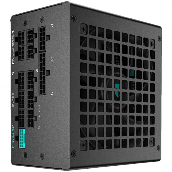 DeepCool Gamer Storm, PQ1200G, 1200W, 80 Plus GOLD, ATX12V V3.1, Japanese Capacitors, Fully Modular, Black Sleeved Cables, Hydro Bearing 120mm Fan, OPP/OVP/SCP/OTP/OCP/UVP/SIP/NLO, R-PQC00G-FD1B-JGEU-V1, 10Y