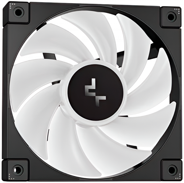 DeepCool LP240, 240mm CPU Liquid Cooler, 2x120mm ARGB PWM Fans, Dot-matrix Screen, Anti-Leak Technology, Black, LGA1851/1700/1200/1151/1150/1155, AMD AM5/AM4, 5Y, R-LP240-BKMSNC-G-1