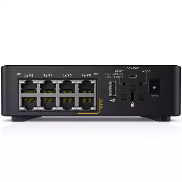 Dell Networking X1008 Smart Web Managed Switch, 8x 1GbE ports, AC or POE powered