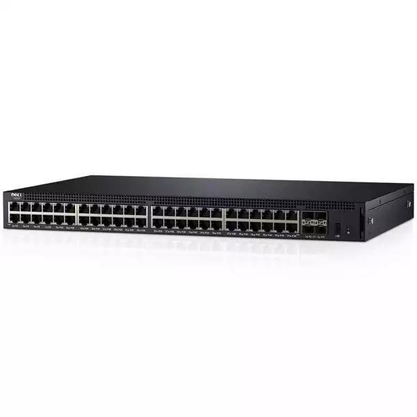 Dell Networking X1052 Smart Web Managed Switch, 48x 1GbE and 4x 10GbE SFP+ ports