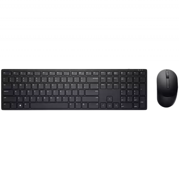Dell Pro Wireless Keyboard and Mouse - KM5221W - US International (QWERTY) - Black