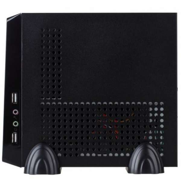 E-mini 3019 Black/Silver, 120W DC/DC + 12V/5A adapter, Mini-ITX chassis