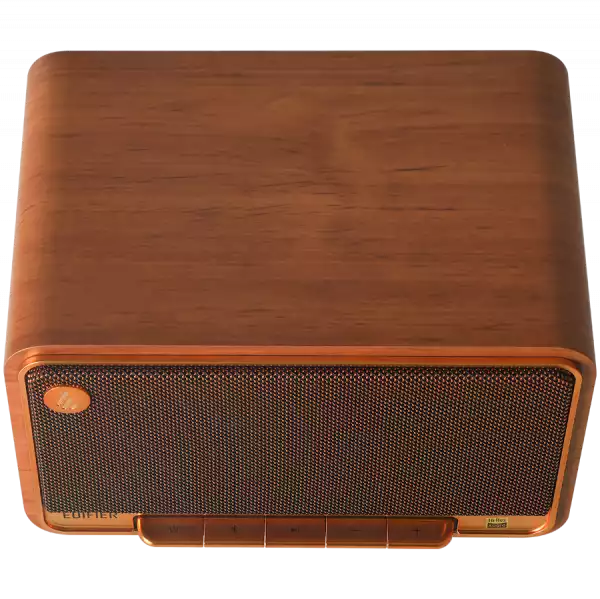Edifier D32 2.1 Speaker, BT V5.3, Wi-Fi, AUX, USB-C, 1x 4-inch Midrange Driver, 2x 1-inch Tweeters, 60W (RMS), Brown