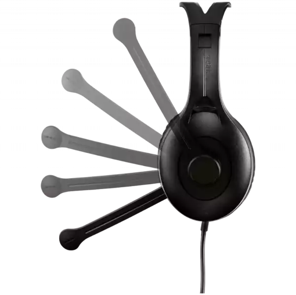 Edifier K800 USB Over-Ear Headphones, 40mm Drivers, Noise-Cancelling Microphone, Inline controls, Black