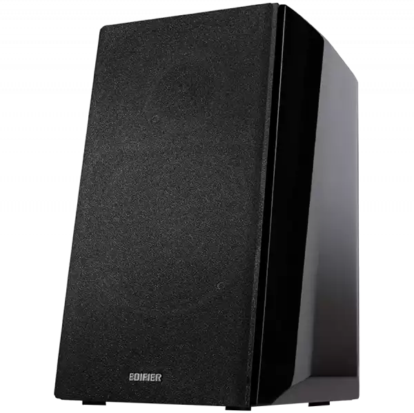 Edifier R2000DB 2.0 Bookshelf Speakers, Bluetooth, 3.5mm to RCA, Optical, 1-inch Tweeters, 5-inch Drivers, 120W (RMS), Control Knobs and Remote Control, Black