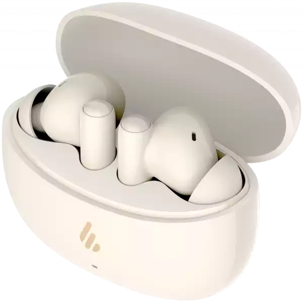 Edifier X5 Pro TWS Earbuds, BT V5.3, ANC, Touch controls, Up to 31H Battery, USB-C, IP55, Ivory