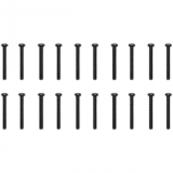 EK-Loop Phillips Head Screw Set M4x30mm - Black (20pcs) (for EK-Quantum Surface radiators)