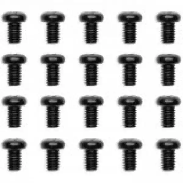 EK-Loop Phillips Head Screw Set M4x6mm - Black (20pcs)
