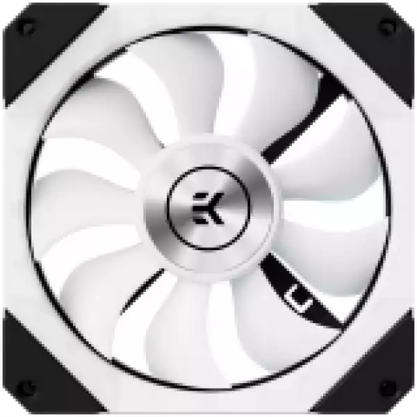 EK-Quantum Impulse 120 D-RGB - Black (400-1800rpm), 120mm ARGB fan, 4-pin PWM, VAPO bearing and Magnetic Levitation motor, Rubber Dampers, Daisy Chain, 24.3dBA (max. RPM)