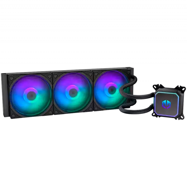 Endorfy Navis F360 ARGB, CPU Liquid Cooler, 3x FLUCTUS 120 PWM ARGB fan, Navis F, Intel LGA 115x/1200/1700/2011/2066, AMD AM5/AM4, 146×125×65mm, 3 Year Warranty