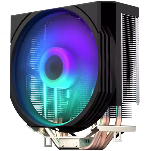 Endorfy Spartan 5 MAX ARGB, CPU Air Cooler, 1x FLUCTUS 120 ARGB PWM fan, TDP 180W, Intel LGA 115x/1200/1700, AMD AM5/AM4/AM3+/AM2+/FM2+/FM1, 146×125×65mm, 6 Year Warranty