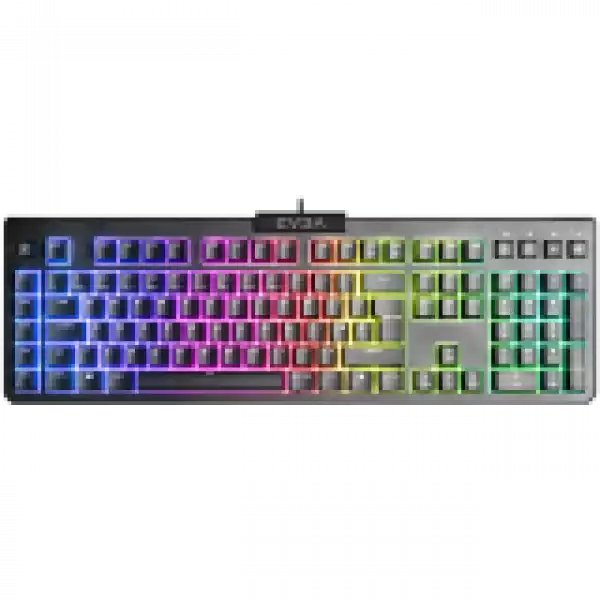 EVGA Z12 RGB Gaming Keyboard, RGB Backlit LED, 5 Programmable Macro Keys, Dedicated Media Keys, Water Resistant