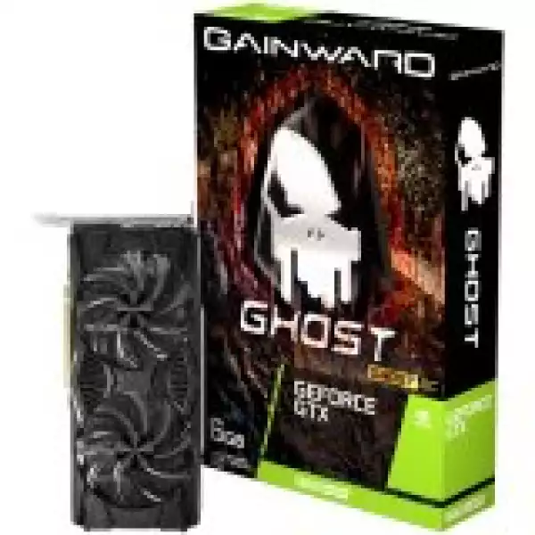 Gainward GeForce® GTX 1660 SUPER Ghost OC 6GB GDDR6 (192 bits), PCI-Express 3.0 x 16, HDMI v2.0, DisplayPort, DVI-D, dual Fan, 8 pin pwr connector, NE6166SS18J9-1160X. Gainward GeForce® GTX 1660 SUPER Ghost OC 6GB GDDR6 (192 bits), PCI-Express 3.0 x 16, HDMI v2.0, DisplayPort, DVI-D, dual Fan, 8 pin pwr connector, NE6166SS18J9-1160X.