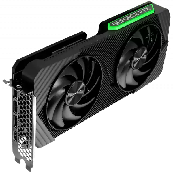 Gainward GeForce RTX4070 Ghost OC, 12GB GDDR6X, 192 Bit, 1x HDMI 2.1, 3x DP 1.4a, 2 Fan, 1x 8-pin power connector, recommended PSU 750W, NED4070S19K9-1047B