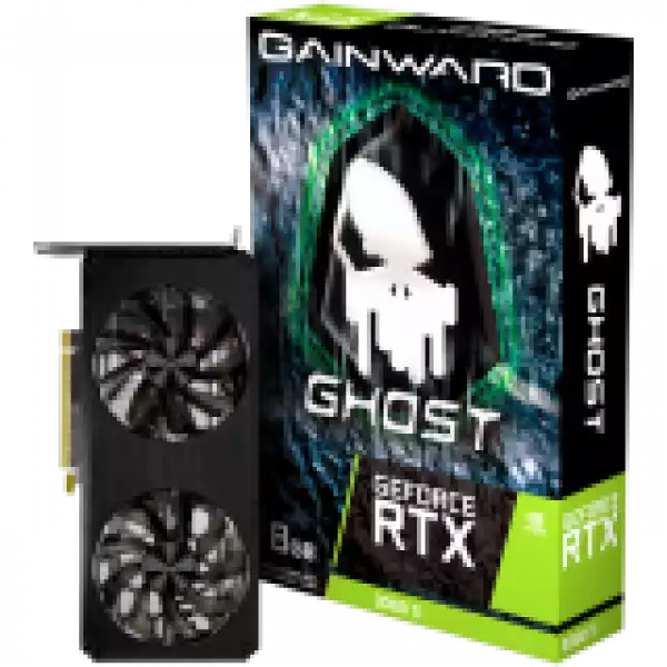 Gainward GeForce RTX 3060 Ti Ghost, 8GB, 256 bit, 1xHDMI, 3xDP, PCI-Express Gen 4 x16, 8-pin PSU, recommentded 500W, NE6306T019P2-190AB.