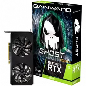 Gainward GeForce RTX 3060 Ti Ghost OC, 8GB, 256 bit, 1xHDMI, 3xDP, PCI-Express Gen 4 x16, NE6306TS19P2-190AB
