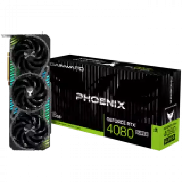 Gainward GeForce RTX 4080 SUPER Phoenix, 16GB GDDR6X, 256 bit, 1x HDMI 2.1a, 3x DP 1.4a, 3x fan, 1x 16-pin pwr connector, 850W, NED408S019T2-1032X Gainward GeForce RTX 4080 SUPER Phoenix, 16GB GDDR6X, 256 bit, 1x HDMI 2.1a, 3x DP 1.4a, 3x fan, 1x 16-pin pwr connector, 850W, NED408S019T2-1032X