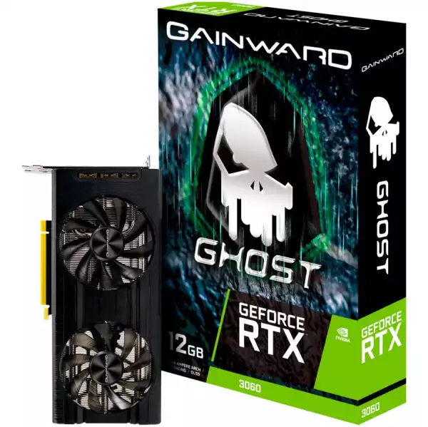 Gainward RTX 3060 Ghost 12GB GDDR6, 192bit, 1xHDMI, 3xDP, PCI-E 4.0, max resolution 7680x4320, recommended power 550W, NE63060019K9-190AU. Gainward RTX 3060 Ghost 12GB GDDR6, 192bit, 1xHDMI, 3xDP, PCI-E 4.0, max resolution 7680x4320, recommended power 550W, NE63060019K9-190AU.
