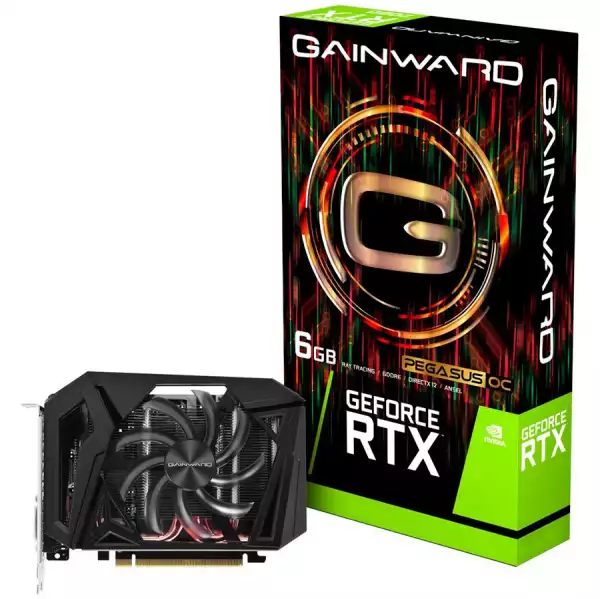 Gainward Video Card GTX1660Ti Pegasus 6GB 192B GDDR6 DVI DP HDMI Gainward Video Card GTX1660Ti Pegasus 6GB 192B GDDR6 DVI DP HDMI