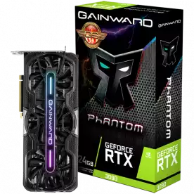 GWD GeForce RTX 3090 Phantom 24GB GDDR6X, 384bit, PCI-E Gen 4 x16, 1x HDMI v2.1, 3x DP.