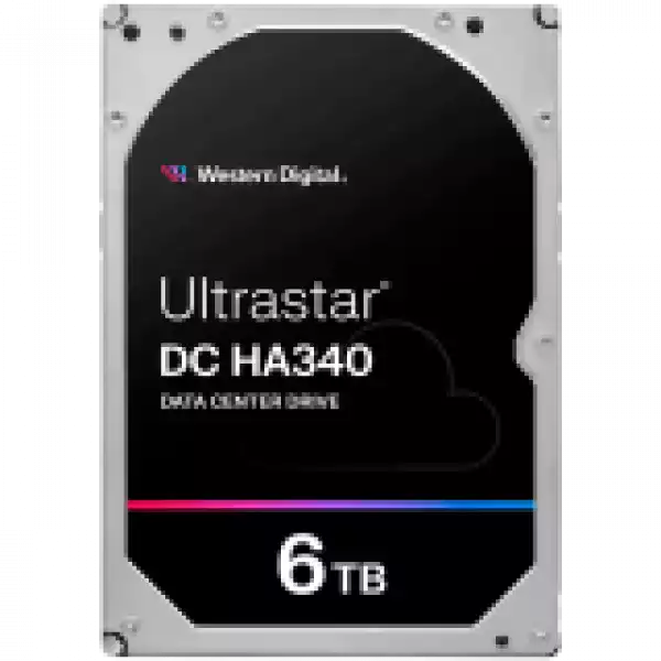 HDD Server WD Ultrastar DC HA340 6TB 512e SE, 3.5’’, 256MB, 7200 RPM, SATA, SKU: 0B47077
