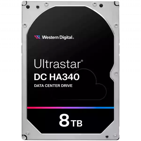 HDD Server WD Ultrastar DC HA340 8TB 512e SE, 3.5’’, 256MB, 7200 RPM, SATA, SKU: 0B47078