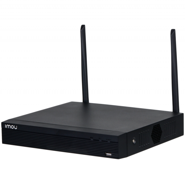 Imou 8-ch Wi-Fi NVR, FHD 1080P, 30fps, H.265+/H.265, 1x SATA up to 8TB, 2x USB, 1x VGA, 1x HDMI, 1xAudio, support two-way talk, ONVIF, imou App, DC12V, 1.5A, 3W, Without HDD