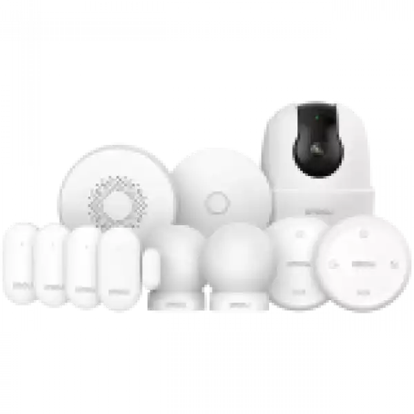 Imou Alarm Kit 3, 1-ZG2 gateway, 2-Motion sensor ZP1, 4-door window sensors ZD1, 1-Alarm Siren ZR1, 2-Remote control ZB1, 1-RANGER 2C 3MP