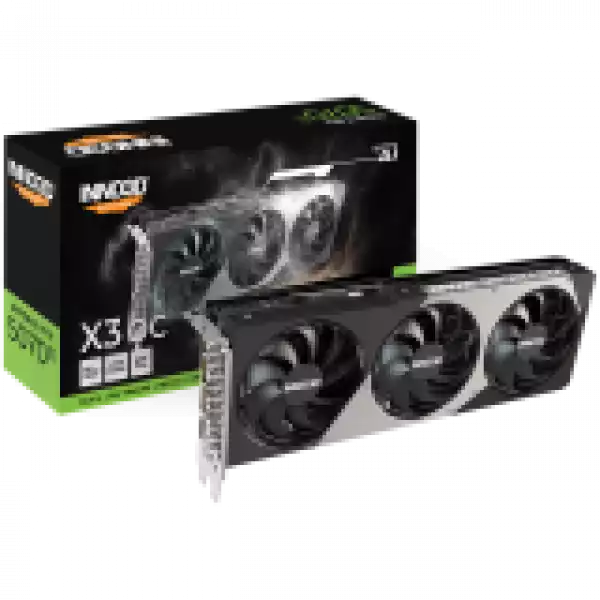 INNO3D NVIDIA RTX 5070 Ti X3 16GB GDDR7 256 bit, 2452MHz / 28Gbps, 3x DP, 1x HDMI, 3 fan 2 slots