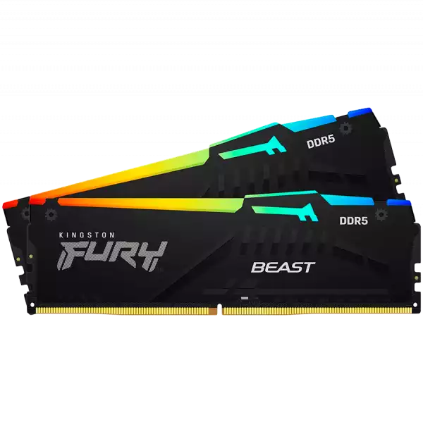 KINGSTON 32GB 5600MHz DDR5 CL40 DIMM Kit of 2 FURY Beast RGB