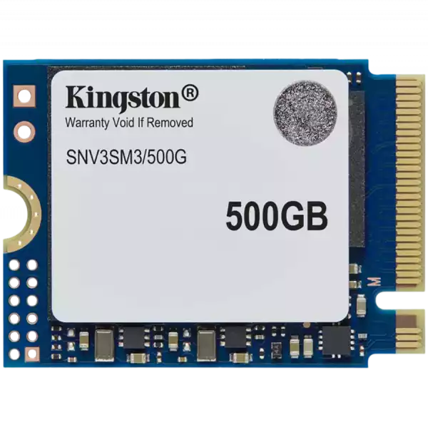 Kingston 500GB NV3 SSD M.2 2230 PCIe 4.0 NVMe, Read: 5,000/ Write: 3,000MB/s