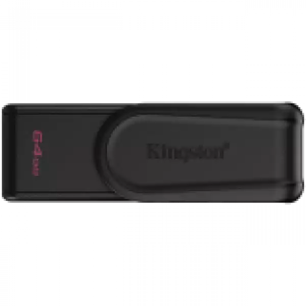 Kingston  64GB Portable USB 3.2 Gen 1 DataTraveler Exodia S (Black/Black)