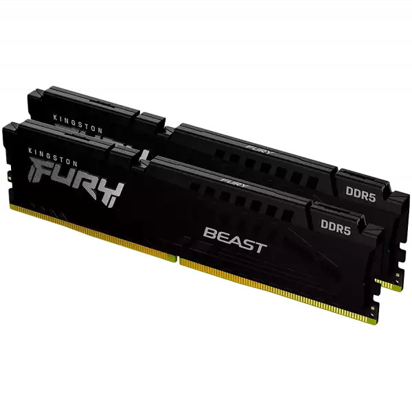 KINGSTON 16GB 5200MHz DDR5 CL40 DIMM Kit of 2 FURY Beast Black