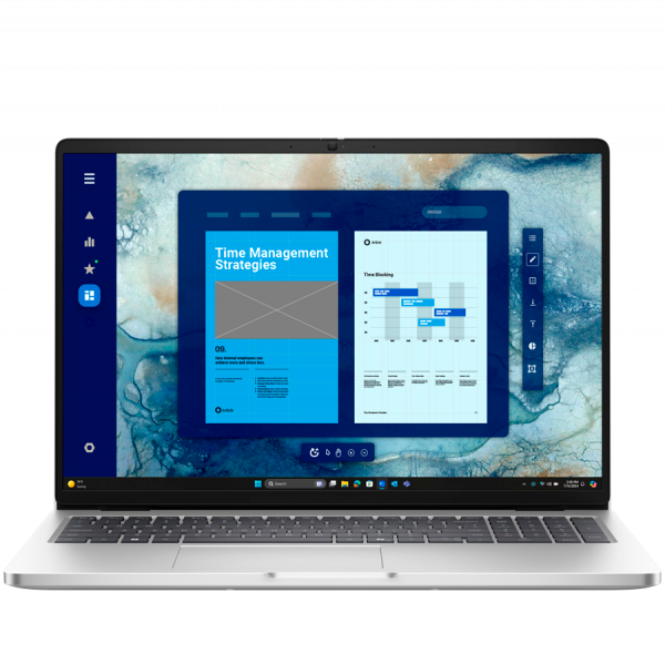 Лаптоп Dell Pro 16 (PC16250), Intel Core Ultra 5 235U vPro(12C, 14T, 12MB, up to 4.9GHz), 16.0