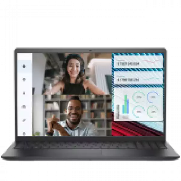 Лаптоп Dell Vostro 3520, Intel Core i3-1215U (6C, 10MB cache, up to 4.4GHz), 15.6 Лаптоп Dell Vostro 3520, Intel Core i3-1215U (6C, 10MB cache, up to 4.4GHz), 15.6