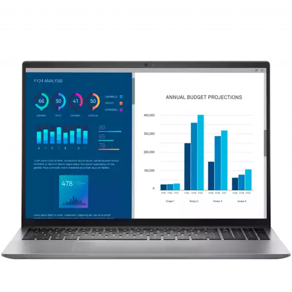 Лаптоп Dell Vostro 5640, Intel Core Ultra 5 120U (10C, 12T, 12MB cache, up to 5.0GHz), 16.0'' FHD+ (1920x1080) Non-Touch AG, 16GB (2x8GB) DDR5, 1TB M.2 SSD, Intel Graphics, WiFI+BT, Cam+Mic, Backlit US KBD, no FPR, Win 11 Pro, 3Y ProSupport