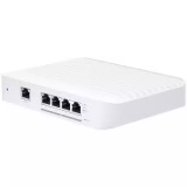 Layer 2 switch with (4) 10GbE RJ45 ports and (1) GbE, 802.3at PoE+ RJ45 input.The Switch Flex XG (USW Flex XG) is a fully managed, mult-gigabit, Layer 2 switch with (4) 10GbE RJ45 ports and (1) GbE PoE input. The USW Flex XG sports slim, compact ho