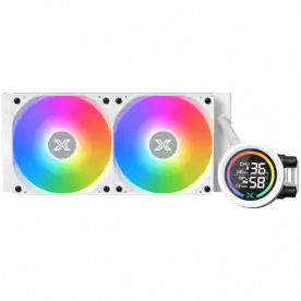 LK 240 Digital Arctic (WH AIO,Digital LCD Pump Head & 240mm PWM Fan,Mini ARGB Controller,Intel & AMD Mounting Kit)